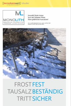 fest best&auml;ndig sicher frost tausalz tritt