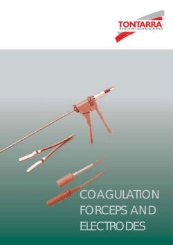 COAGULATION FORCEPS AND ELECTRODES