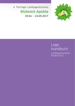 Logo Handbuch - Landesgartenschau Apolda 2017