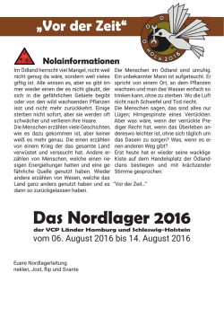 Infobrief I - NordLager 2016