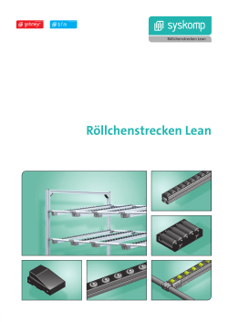 Röllchenstrecken Lean