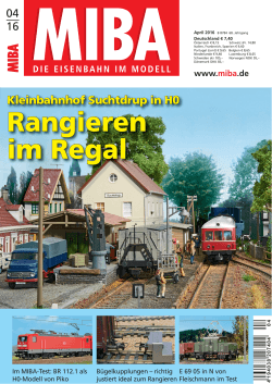 Rangieren im Regal - Verlagsgruppe Bahn