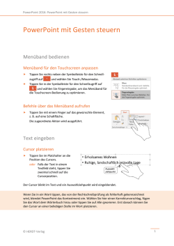 PowerPoint mit Gesten steuern - BuchPlus - HERDT