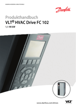 Produkthandbuch VLT HVAC Drive FC 102
