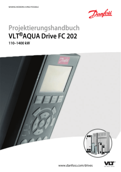 Projektierungshandbuch VLT AQUA Drive FC 202