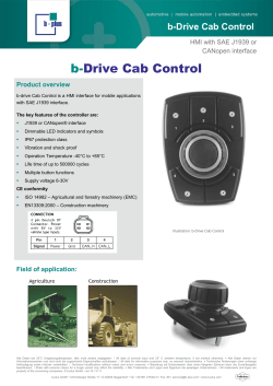 b-Drive Cab Control