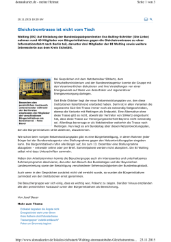 Gleichstromtrasse ist nicht vom Tisch - Eva Bulling