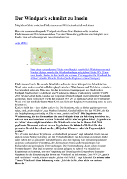 gmuender_tagespost_2015_11_09 Der Windpark schmilzt zu Inseln