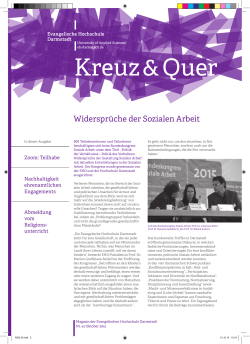 Kreuz&Quer Nr. 42 - Evangelische Hochschule Darmstadt