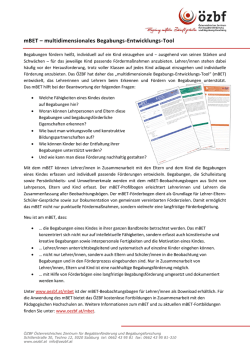 Informationsblatt mBET