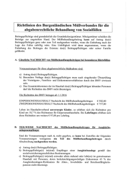 Müllverband - Sozialrichtlinien 2016 | PDF | 201