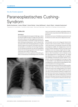 Paraneoplastisches Cushing- Syndrom