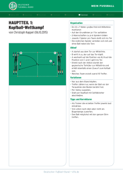 HAUPTTEIL 1: Kopfball-Wettkampf