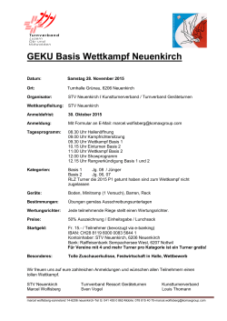 GEKU Basis Wettkampf Neuenkirch