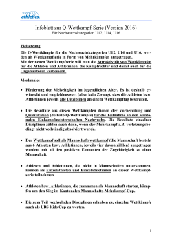 Infoblatt zur Q-Wettkampf-Serie (Version 2016)