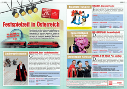 Festspielzeit in &Ouml;sterreich