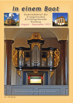 In einem Boot - Kirche Neuberg