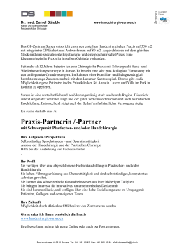 Praxis-Partnerin /-Partner - Schweizerische Gesellschaft für
