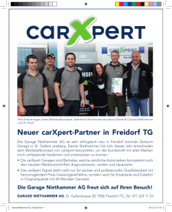 Neuer carXpert-Partner in Freidorf TG