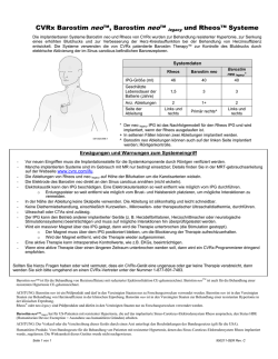 This sheet is for CVRx Personnel Use Only