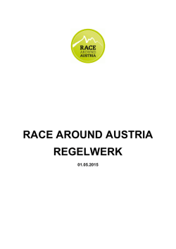 RACE AROUND AUSTRIA REGELWERK