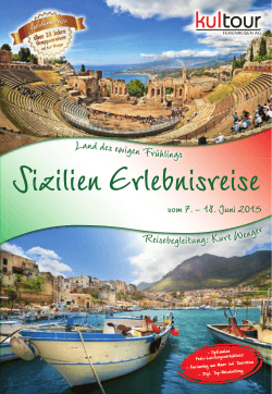 Sizilien | Wenger - KulTOUR Ferienreisen AG