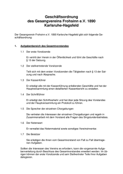 GVF Gesch&auml;ftsordnung