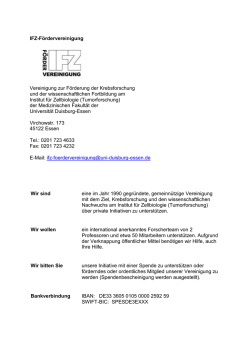 IFZ-Fördervereinigung Vereinigung zur Förderung der