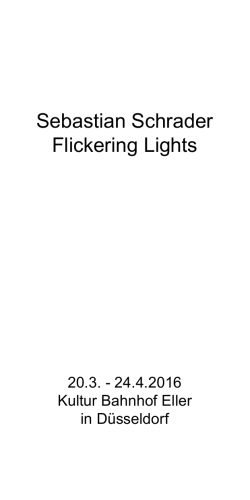 Sebastian Schrader Flickering Lights