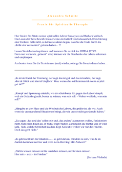 Z - Wandel durch Bewusstheit
