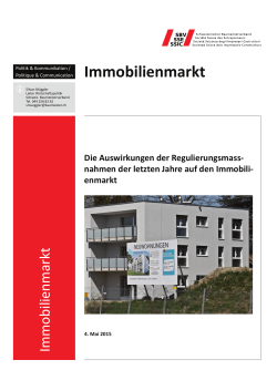 Immobilienmarkt - Schweizerischer Baumeisterverband