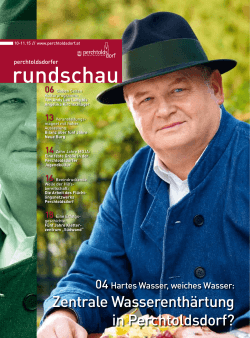Ausgabe 10/2015 - Marktgemeinde Perchtoldsdorf