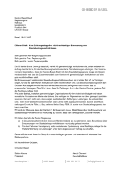 Offener Brief - GI