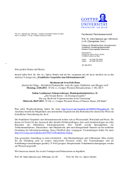 Einladung beider Vorträge 2015 - Goethe