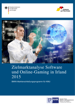 Zielmarktanalyse Software und Online-Gaming in Irland 2015