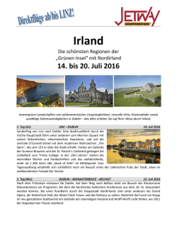 Irland - bei Jetway Reisen!