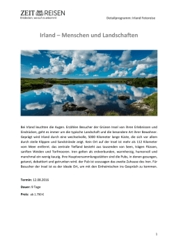 Irland &ndash; Menschen und Landschaften