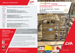 Training - Energieinstitut der Wirtschaft GmbH