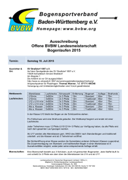 2015.07.18 Ausschreibung BVBW Offene LM Bogenlaufen