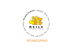 JazzMeile Sponsoring-Pr&auml;sentation
