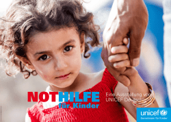 Eine Ausstellung von UNICEF Deutschland