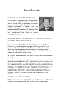 Interview Genesis Consulting