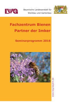 FZ Bienen Lehrgangsprogramm 2016Final.pub - LWG