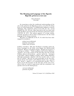 The Meaning and Language of the Rigveda. Rigvedic grā́van as a