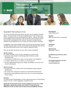 Spezialist Weinverkauf (m/w)