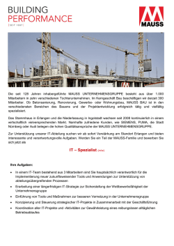IT &ndash; Spezialist (m/w)