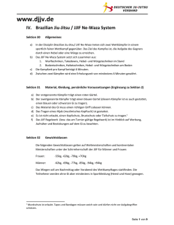 IV. Brazilian Jiu-Jitsu / JJIF Ne-Waza System - Deutscher Ju