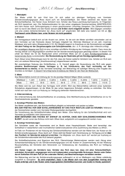 Mietvertragsformular Schließfach - Rosa-Luxemburg