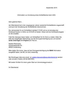 Informationen zum Spindverleih - Ammersee