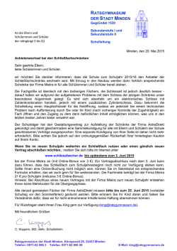 RATSGYMNASIUM DER STADT MINDEN
